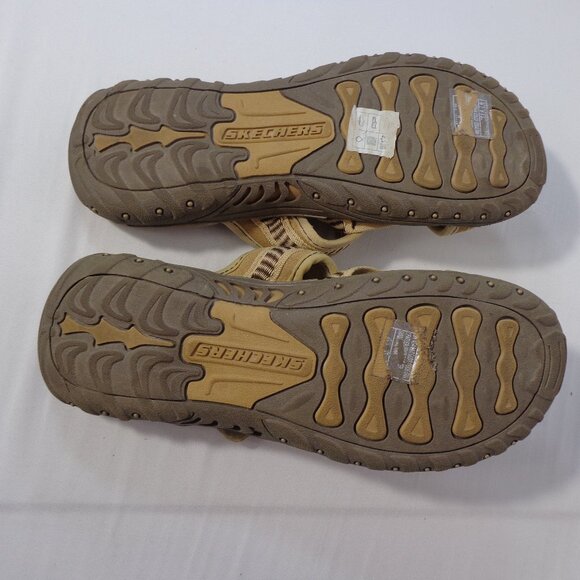 Skechers Women's‎ Reggae Sandals Beige Size 8 - Picture 7 of 7